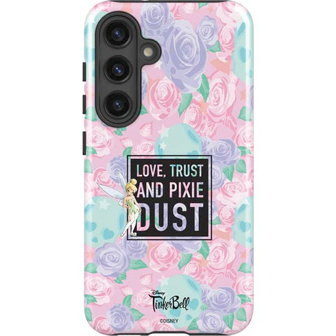 Disney Tinker Bell Love Trust and Pixie Dust Galaxy S25 Plus Impact Case